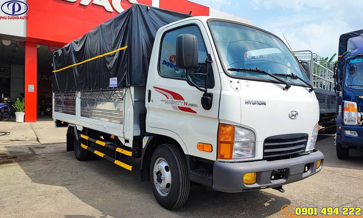 XE TẢI HYUNDAI N250SL 2.4 TẤN THÙNG BẠT ĐỜI 2022