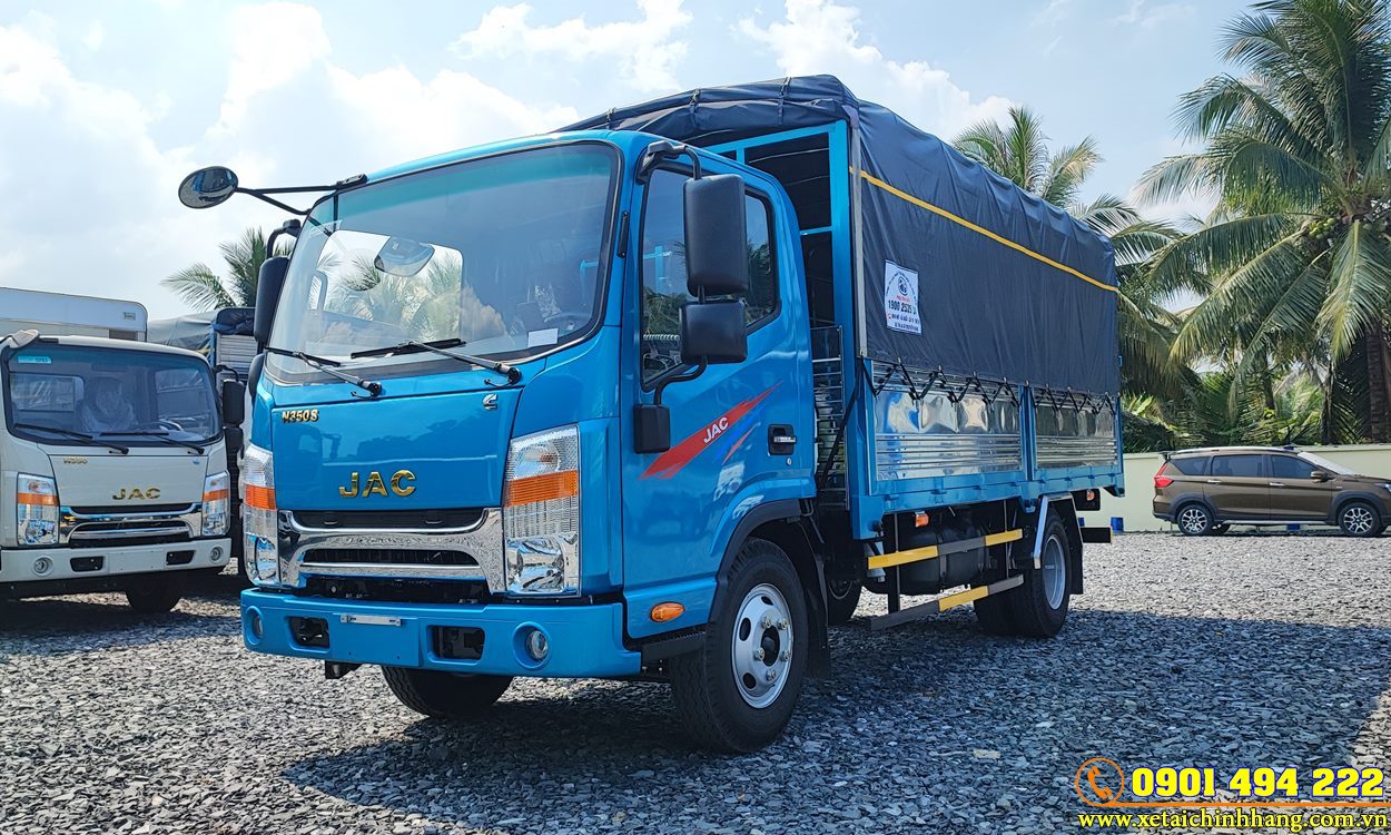 XE TẢI JAC N350S 3.5 TẤN THÙNG BẠT ĐỜI 2024