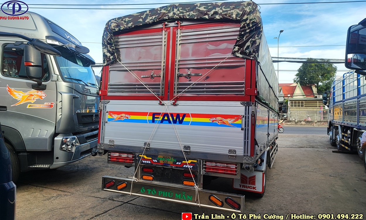 XE FAW 8.3 TẤN THÙNG BẠT BỬNG NHÔM MỚI 100%