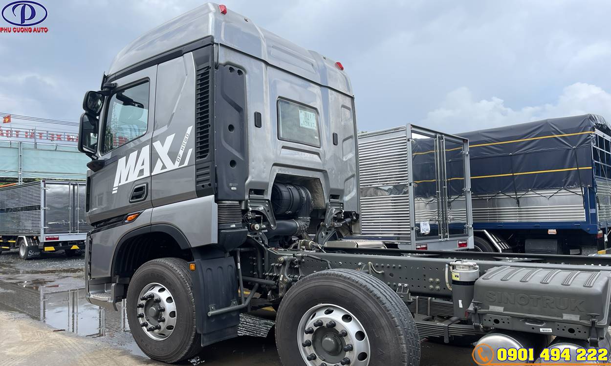 XE TẢI HOWO MAX 4 CHÂN 17.9 TẤN THÙNG BẠT 9M7 ĐỜI 2022
