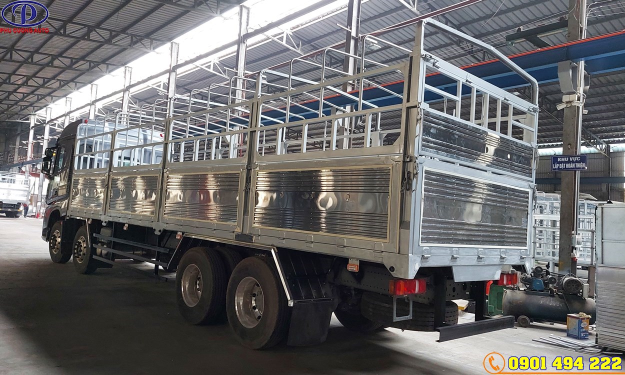XE TẢI HOWO MAX 4 CHÂN 17.9 TẤN THÙNG BẠT 9M7 ĐỜI 2022