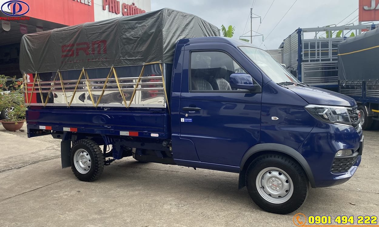 XE TẢI SRM T20A 930KG THÙNG BẠT ĐỜI 2023 TRẢ GÓP- MÁY 1.5 MẠNH MẼ NHẤT PHÂN KHÚC