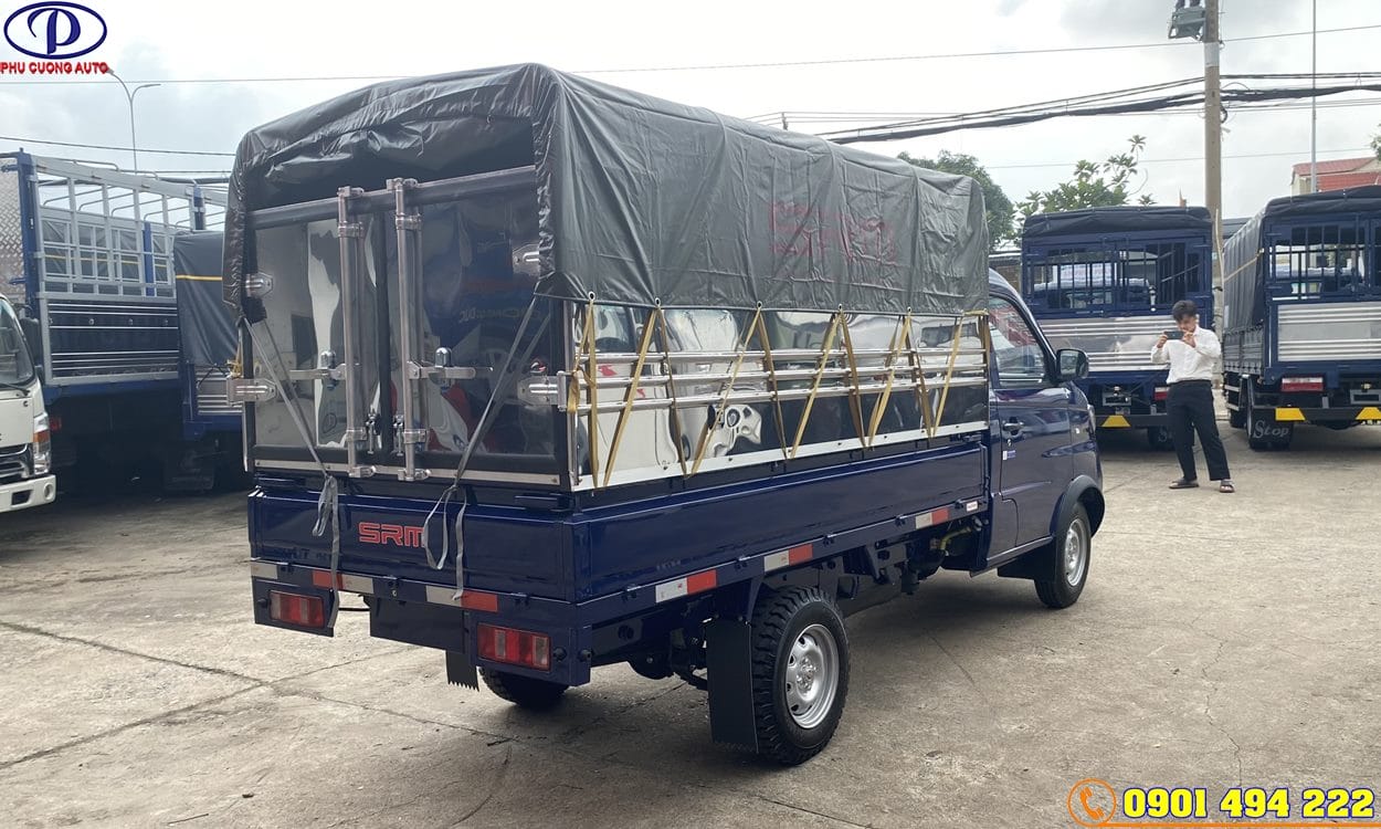 XE TẢI SRM T20A 930KG THÙNG BẠT ĐỜI 2023 TRẢ GÓP- MÁY 1.5 MẠNH MẼ NHẤT PHÂN KHÚC
