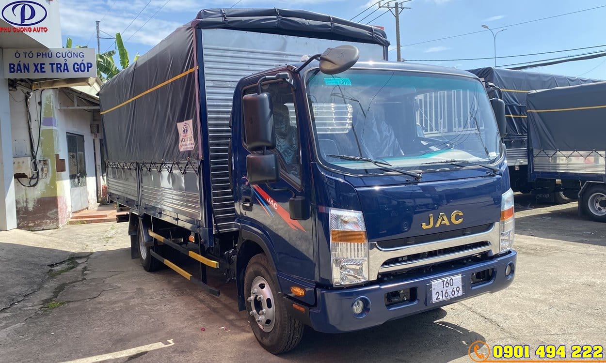 XE TẢI JAC N500 5 TẤN THÙNG BẠT MÁY ĐỨC ĐỜI 2023 CHẤT LƯỢNG CAO