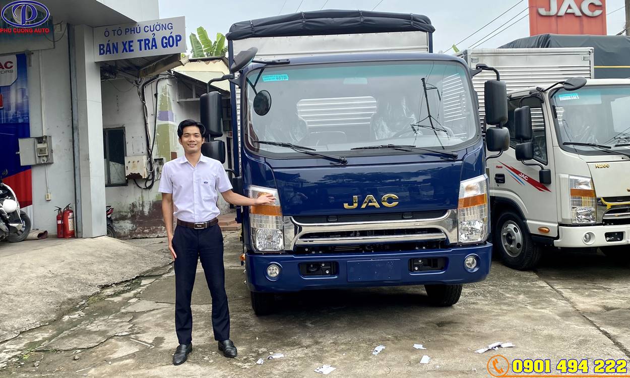 XE TẢI JAC N500 5 TẤN THÙNG BẠT MÁY ĐỨC ĐỜI 2023 CHẤT LƯỢNG CAO