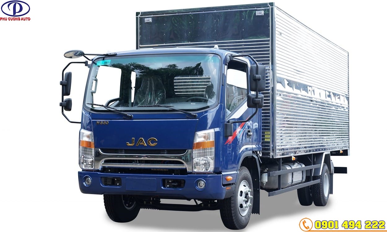 GIÁ XE JAC N650S PLUS 6T4 THÙNG KÍN MÁY CUMMINS ĐỜI 2023