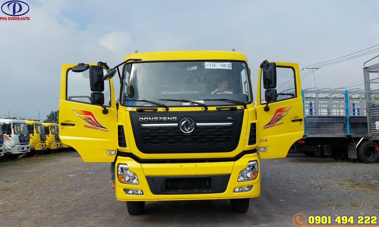 GIÁ XE TẢI DONGFENG 3 CHÂN C270 13 TẤN THÙNG BẠT ĐỜI 2023