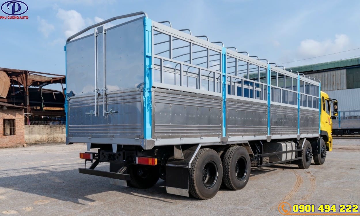 GIÁ XE TẢI DONGFENG 4 CHÂN 17T9 THÙNG BẠT ĐỜI 2023
