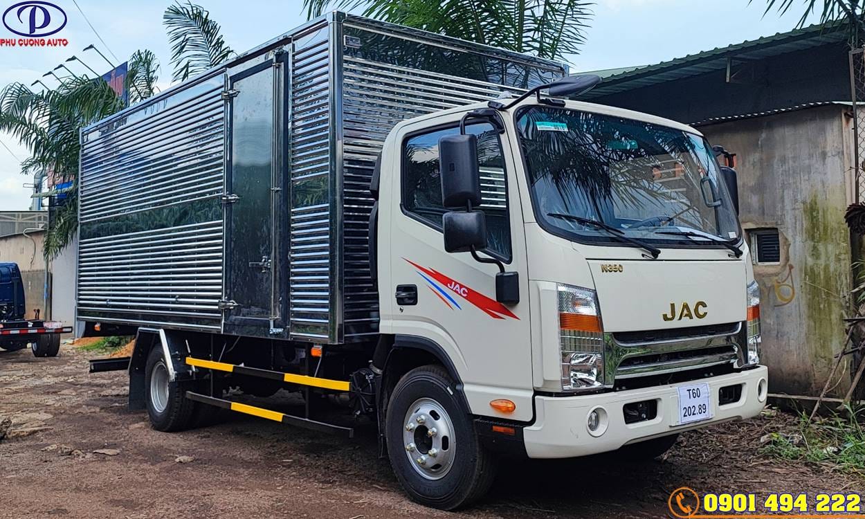 JAC N350 PLUS 3T5 THÙNG KÍN MÁY ĐỨC ĐỜI 2023