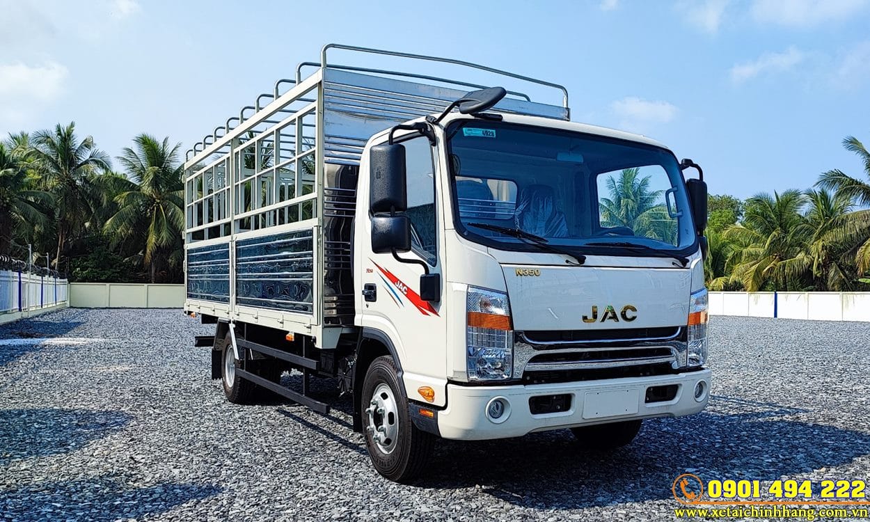 JAC N350 PLUS - ĐẲNG CẤP XE TẢI MÁY ĐỨC THÙNG BẠT ĐÓNG YÊU CẦU