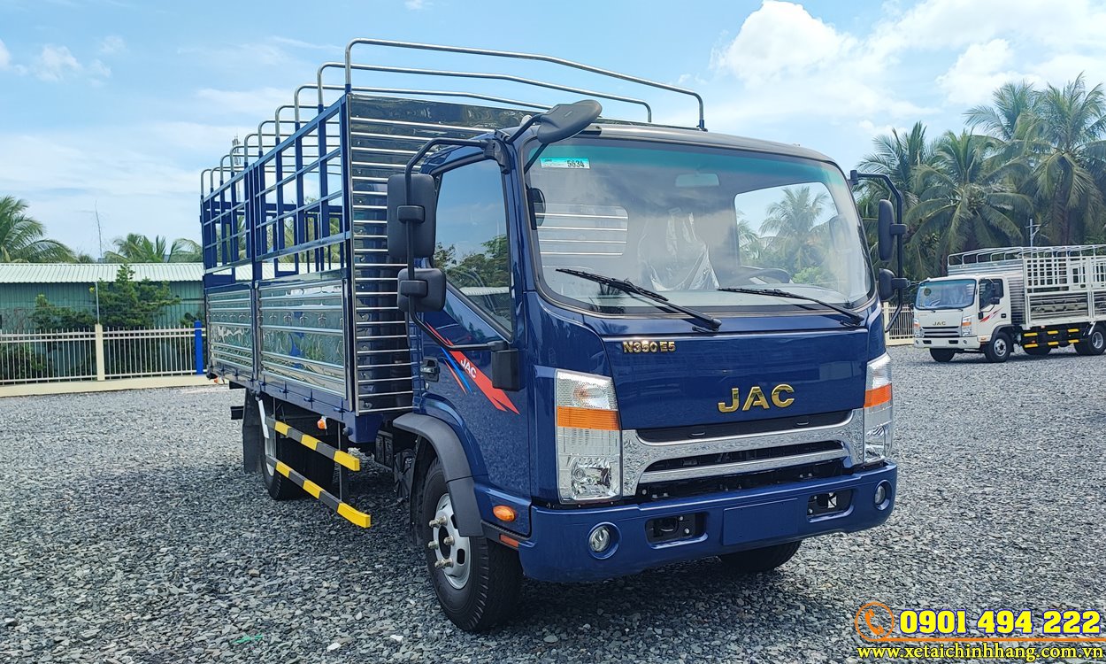 XE TẢI JAC N350 PLUS E5 3.5 TẤN THÙNG BẠT 5M25 ĐỜI 2024