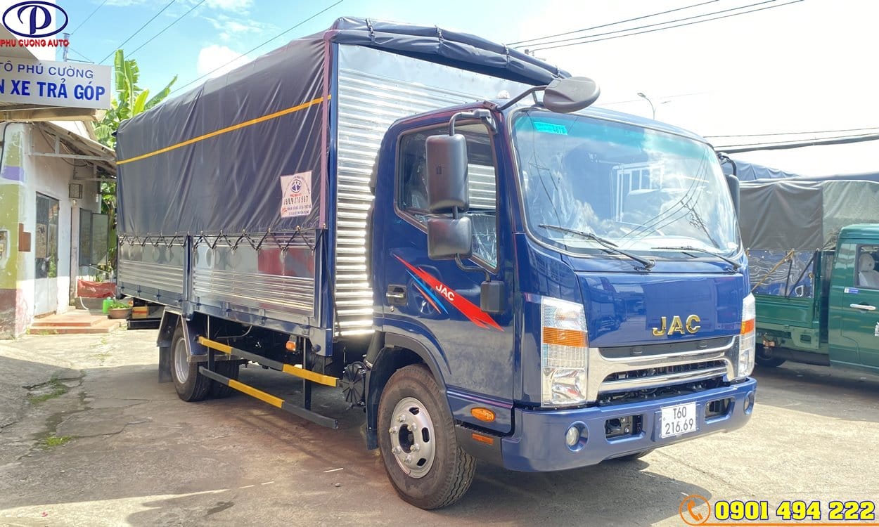 XE TẢI JAC N500 5 TẤN THÙNG BẠT MÁY ĐỨC ĐỜI 2023 CHẤT LƯỢNG CAO
