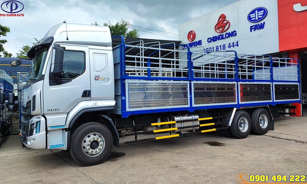 XE CHENGLONG H5 3 CHÂN 14 TẤN THÙNG BẠT ĐỜI 2023 NHẬP KHẨU