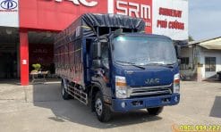 XE JAC N650S PLUS 6T6 THÙNG BẠT INOX DẬP LÁ ME 2022