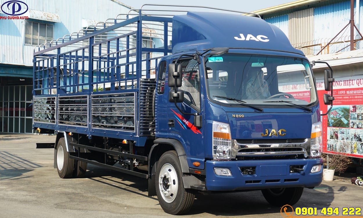 XE JAC N800S THÙNG BẠT ĐỜI 2023 - ĐỘNG CƠ MỸ