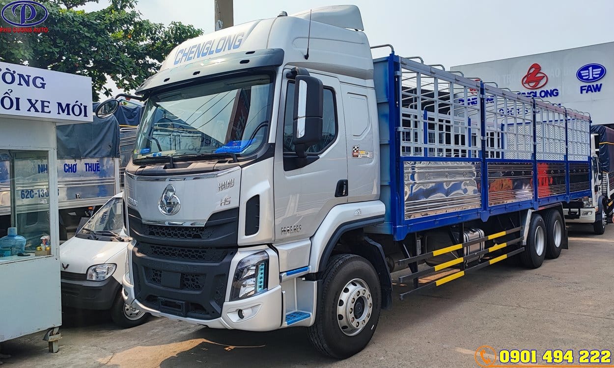XE TẢI CHENGLONG 3 CHÂN 15 TẤN THÙNG BẠT ĐỜI 2023