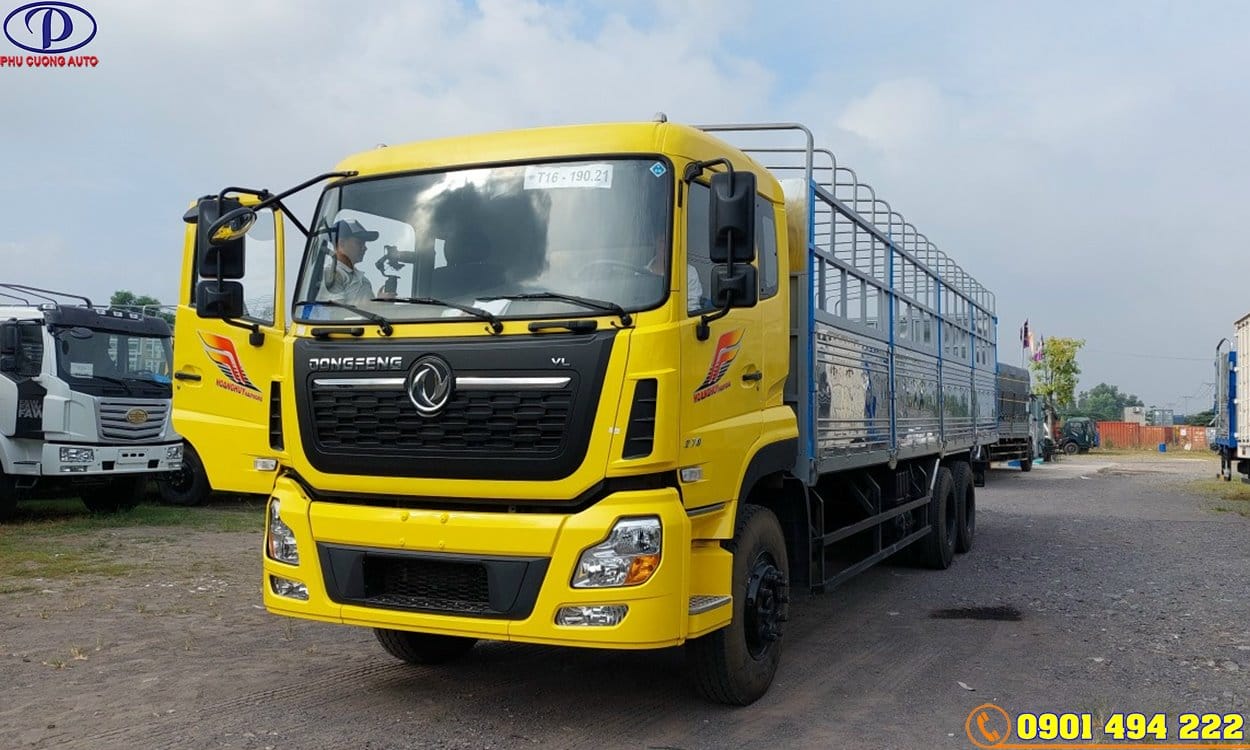 XE TẢI DONGFENG 3 CHÂN C270 13 TẤN THÙNG BẠT ĐỜI 2023 GIÁ TỐT NHẤT