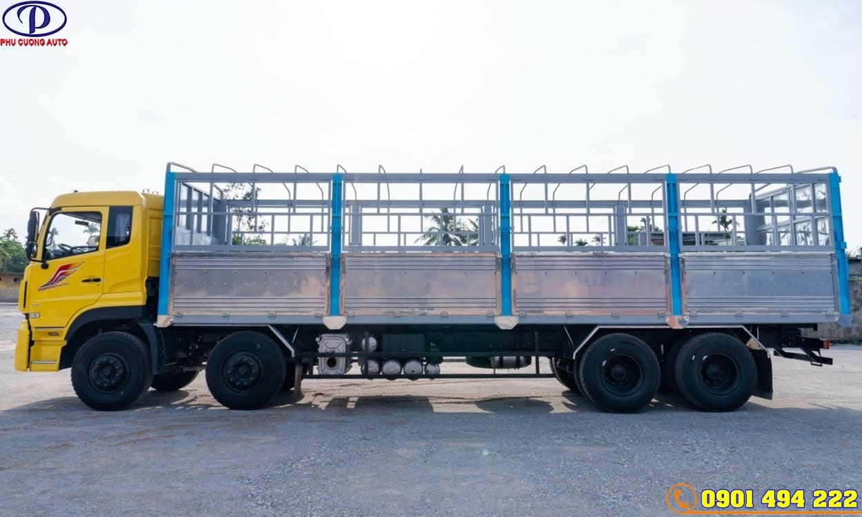 XE TẢI DONGFENG 4 CHÂN 17T9 THÙNG BẠT ĐỜI 2023 GIAO NGAY