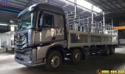 XE TẢI HOWO MAX 4 CHÂN 17T9 THÙNG BẠT ĐỜI 2023 NHẬP KHẨU