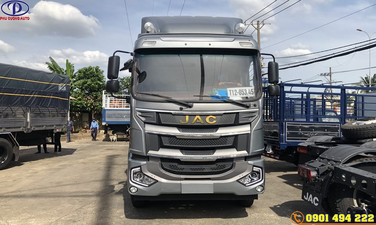 XE TẢI JAC A5 8 TẤN THÙNG MUI BẠT DÀI 9M6 ĐỜI 2023 TRẢ GÓP