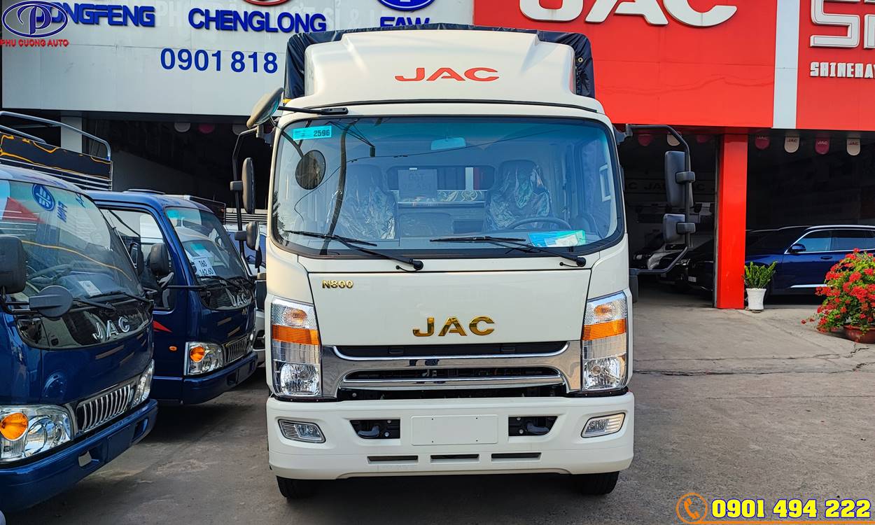 XE TẢI JAC N800S 8.5 TẤN THÙNG BẠT ĐỜI 2023
