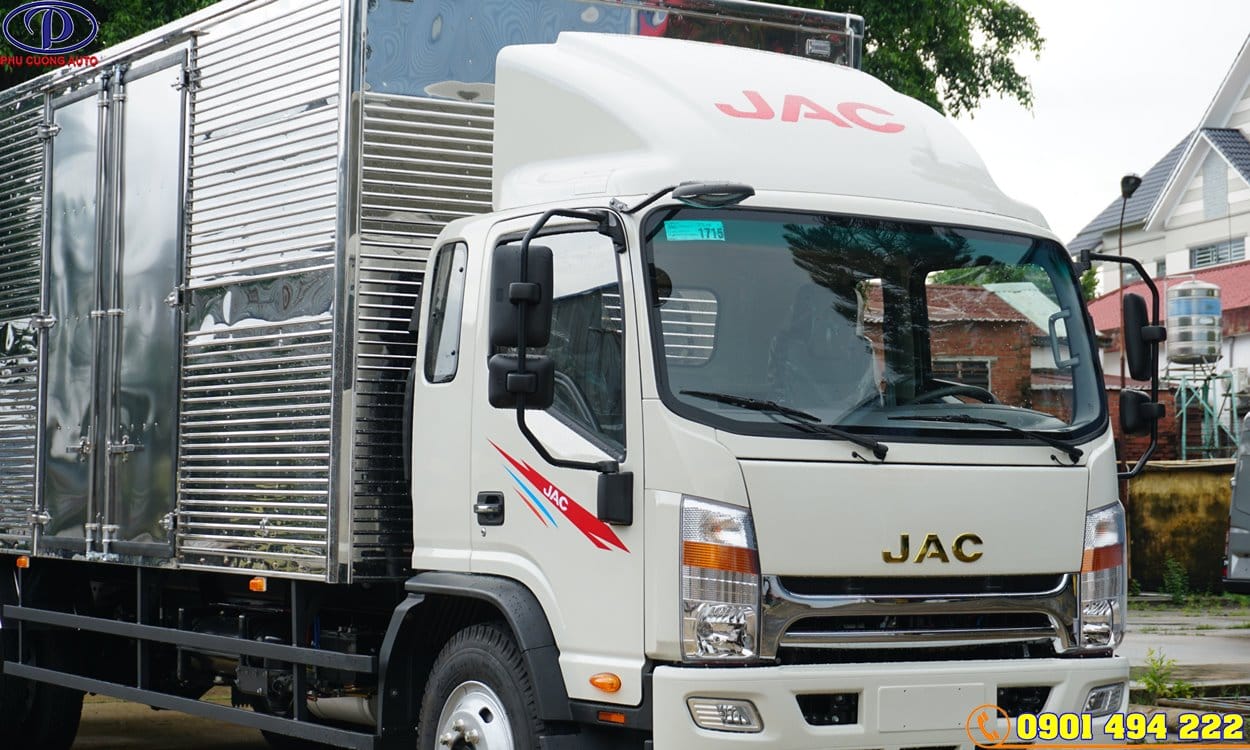 XE TẢI JAC N800S 8 TẤN THÙNG KÍN ĐỜI 2023 TRẢ GÓP