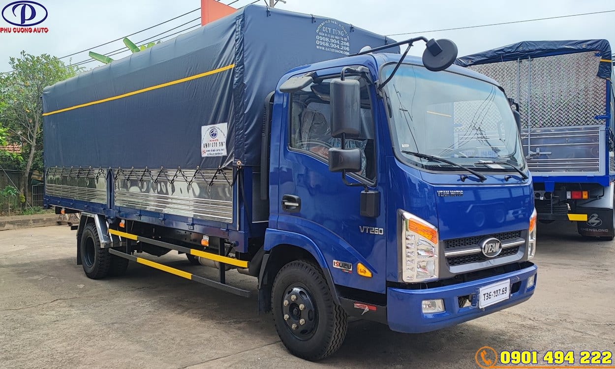 XE TẢI VEAM VT260 1T9 THÙNG BẠT 6M ĐỜI 2023 MÁY ISUZU