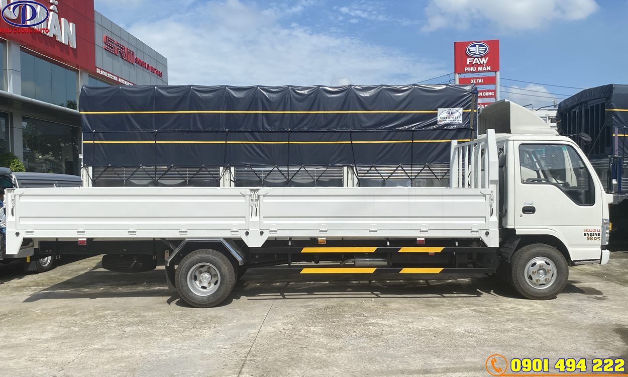 XE TẢI ISUZU VM NK490 1T8 THÙNG LỬNG 6M2 ĐỜI 2023 - XE CÓ SẴN GIAO NGAY