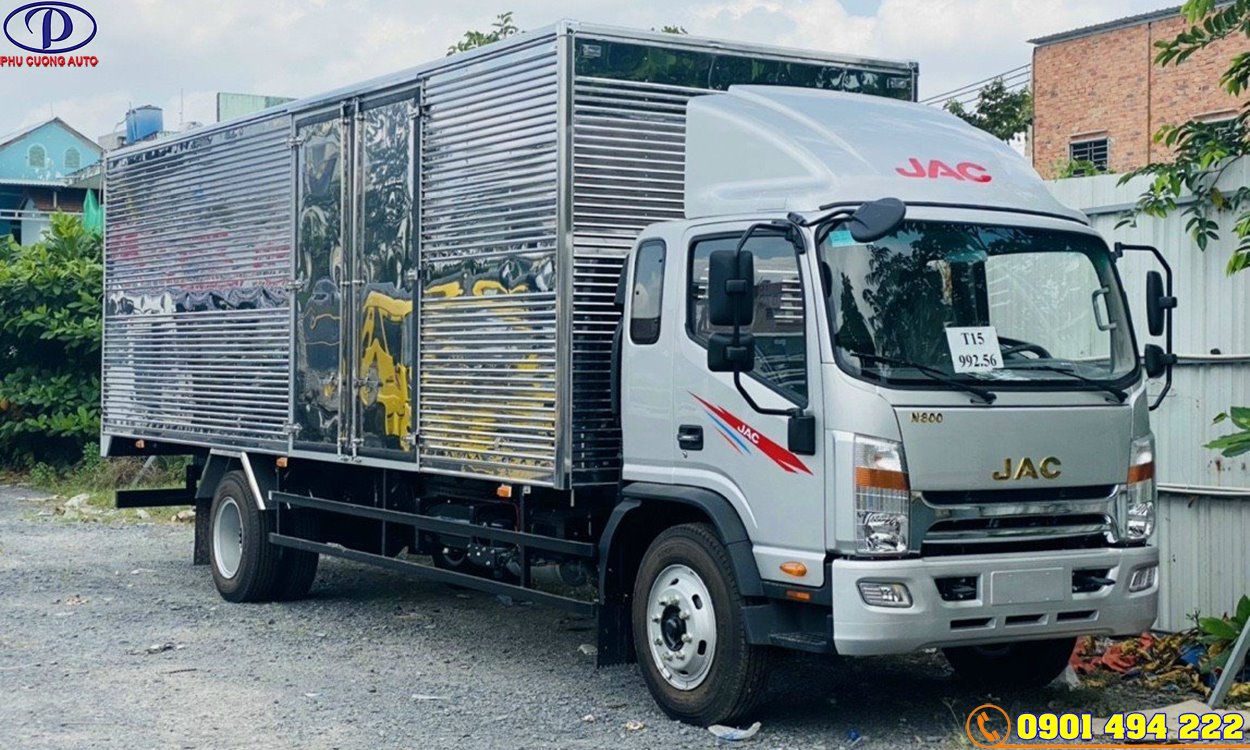 XE TẢI JAC N800S 8T1 THÙNG KÍN ĐỜI 2022 - MÁY CUMMINS MỸ