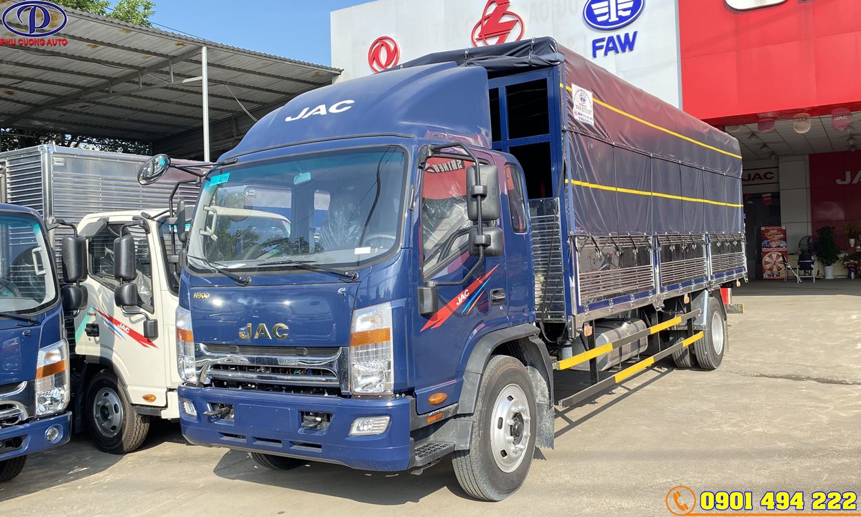 XE TẢI JAC N900S 9 TẤN MUI BẠT 2023