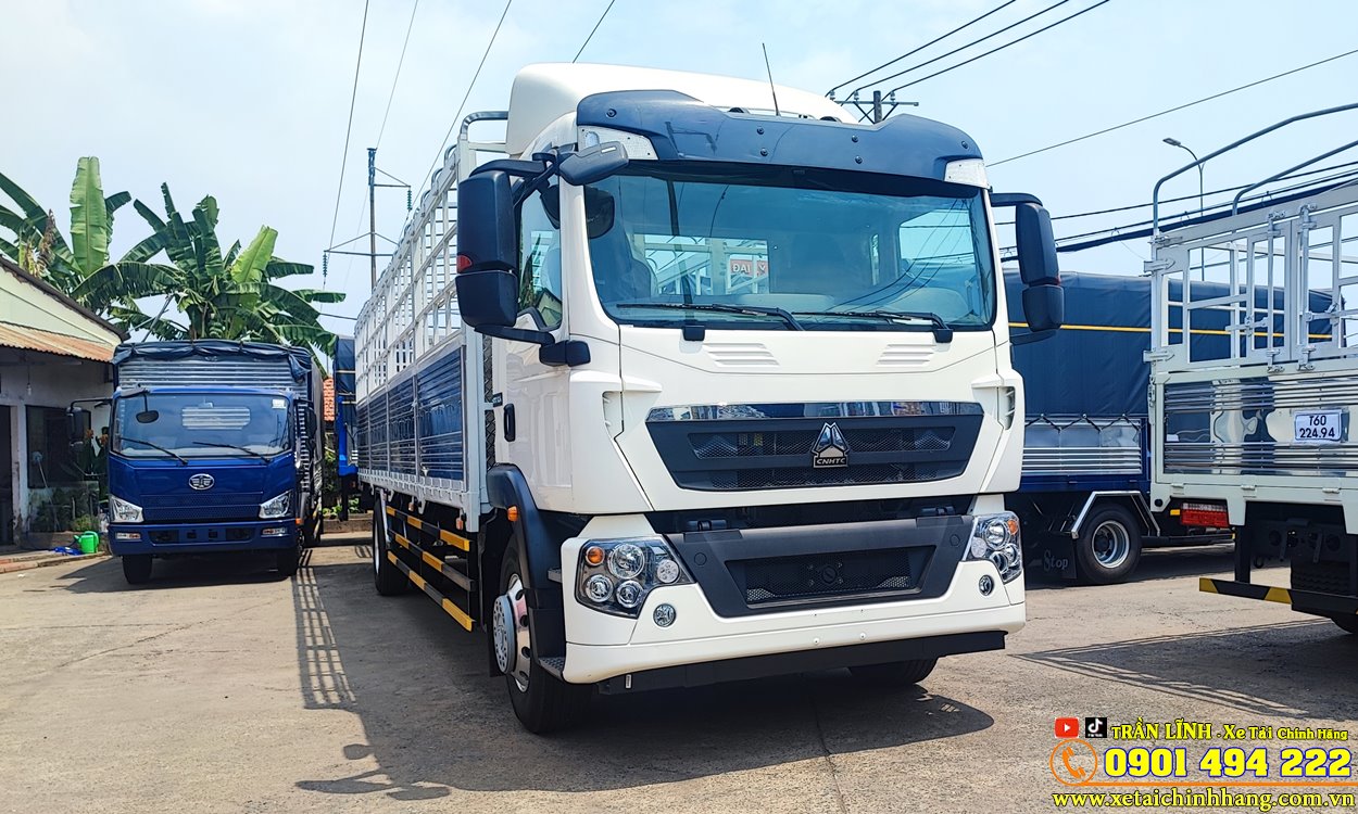 ĐẠI LÝ XE TẢI HOWO TX 2 CHÂN 9 TẤN THÙNG BẠT ĐỜI 2023