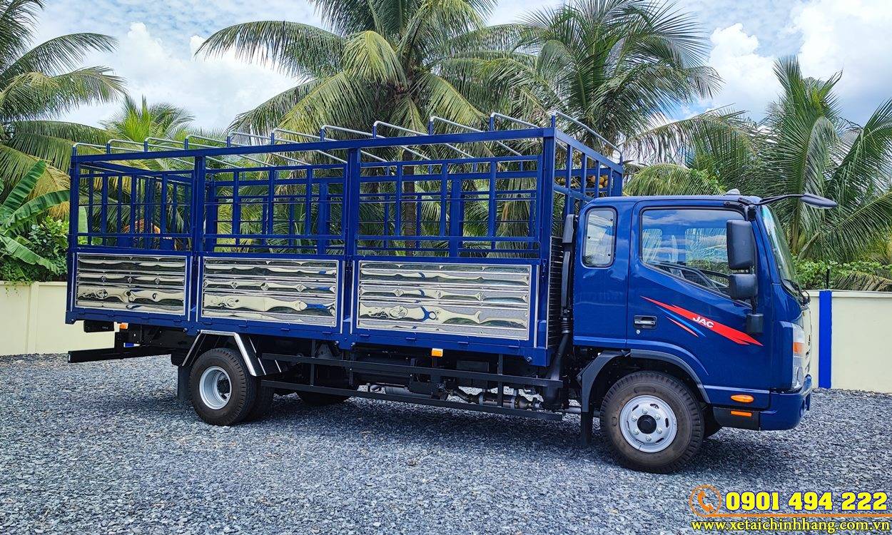 XE TẢI JAC N650S PLUS 6T6 THÙNG BẠT 6M2 ĐỜI 2024