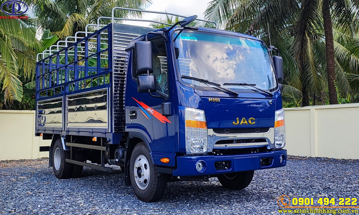 XE TẢI JAC N350S 3.5 TẤN THÙNG BẠT ĐỜI 2024