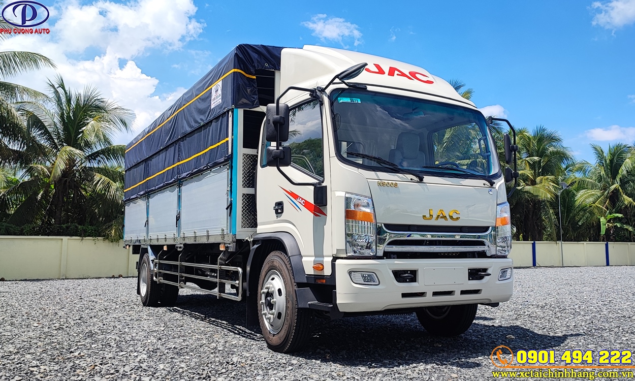 XE JAC N900S 9.1 TẤN THÙNG NHÔM ĐỜI 2024 - MÀU TRẮNG GIAO NGAY