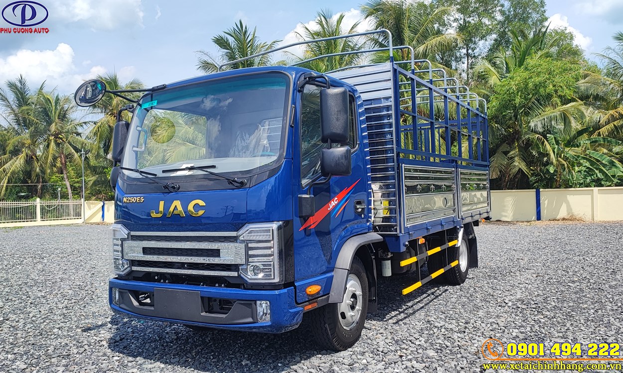 XE TẢI JAC N250S E5 2T25 THÙNG BẠT ĐỜI 2024 GIAO NGAY
