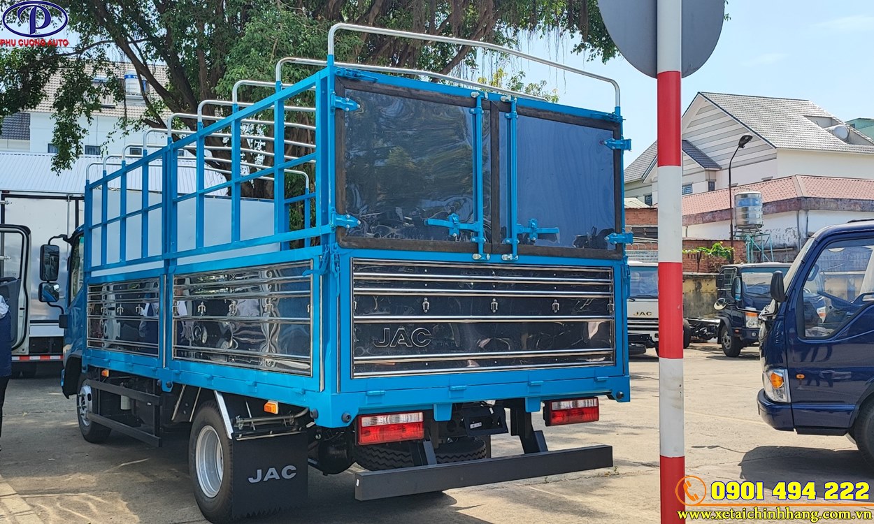 XE JAC N250s E5 2T25 THÙNG BẠT 4M2 MÁY GREEN JET ĐỜI 2024