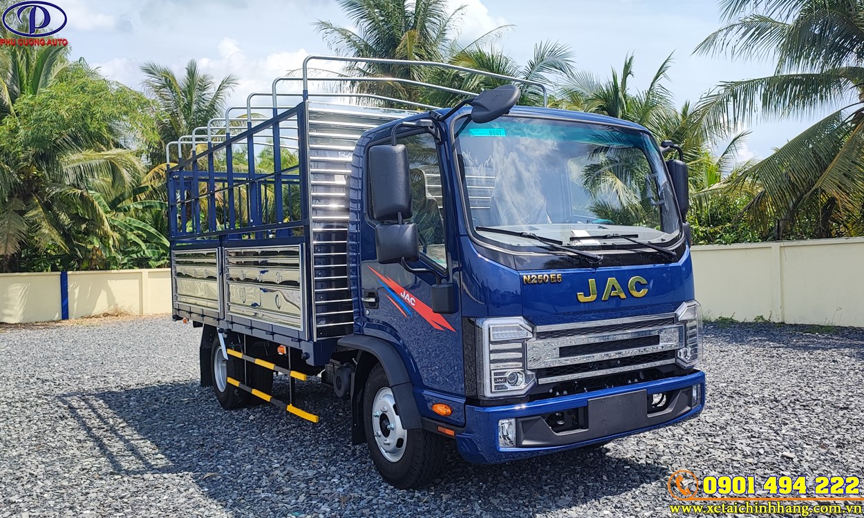 XE TẢI JAC N250S E5 2T25 THÙNG BẠT ĐỜI 2024 GIAO NGAY