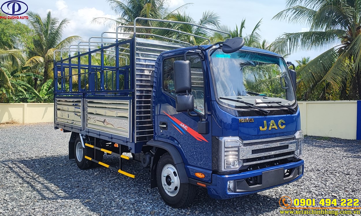 XE TẢI JAC N250S E5 2T25 THÙNG BẠT ĐỜI 2024 VAY CAO