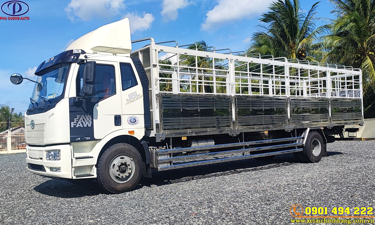 XE TẢI FAW J6L NHẬP KHẨU 8 TẤN THÙNG BẠT 9M7 ĐỜI 2024