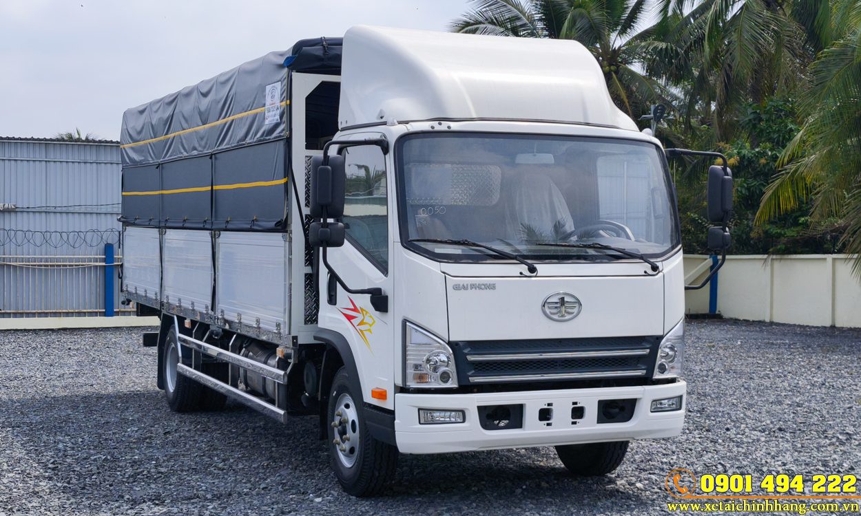 XE TẢI FAW TIGER 8.5 TẤN THÙNG BẠT BỬNG NHÔM