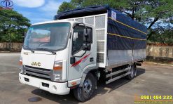 XE TẢI JAC N650 E5 6.8 TẤN THÙNG BẠT BỬNG NHÔM ĐỜI 2025