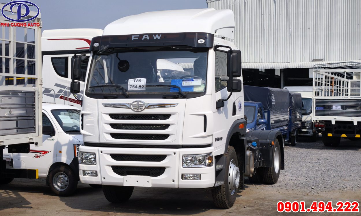 ĐẦU KÉO FAW 1 CẦU MÁY 260HP - E5 ĐỜI 2025 CAO CẤP