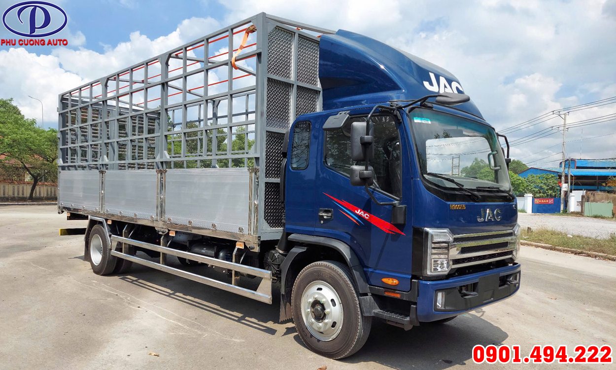 XE JAC N900 E5 8.4 TẤN THÙNG BẠT 7M6 - BỬNG NHÔM KÈO ĐÀ LẠT GIAO NGAY