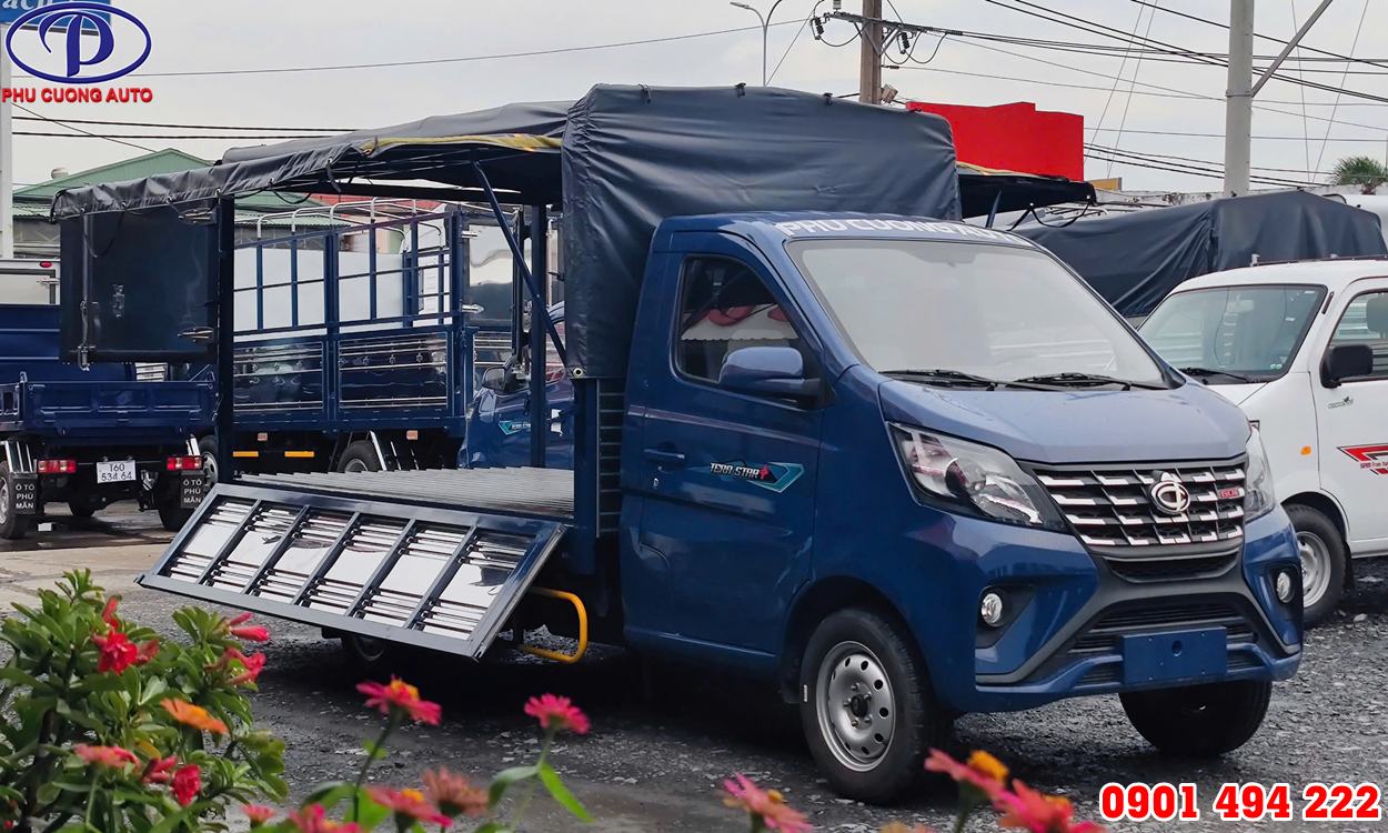 XE TẢI TERA STAR PLUS 1.250KG THÙNG BẠT MỞ BỬNG - MỞ CÁNH DƠI ĐỜI 2025