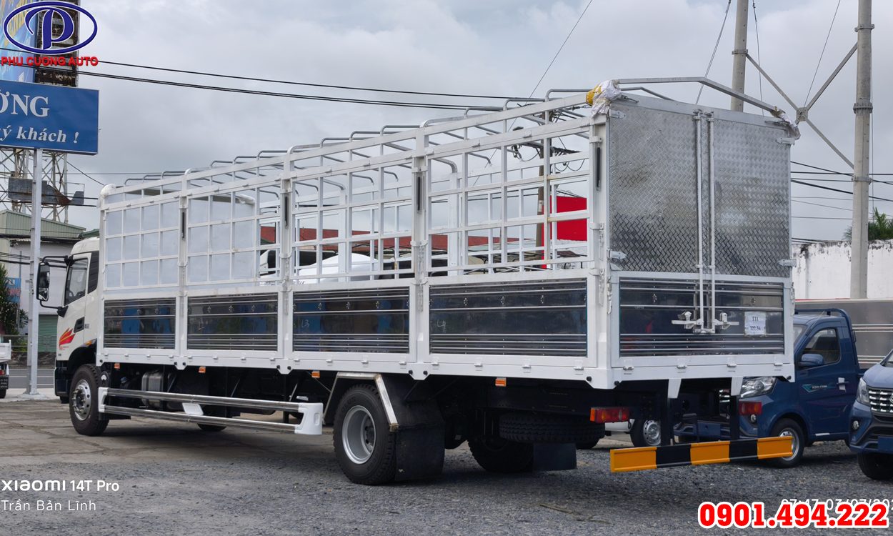 XE TẢI DONGFENG KR180 8.1 TẤN THÙNG BẠT 9m9 - CAO 2m52 NHẬP KHẨU 2025