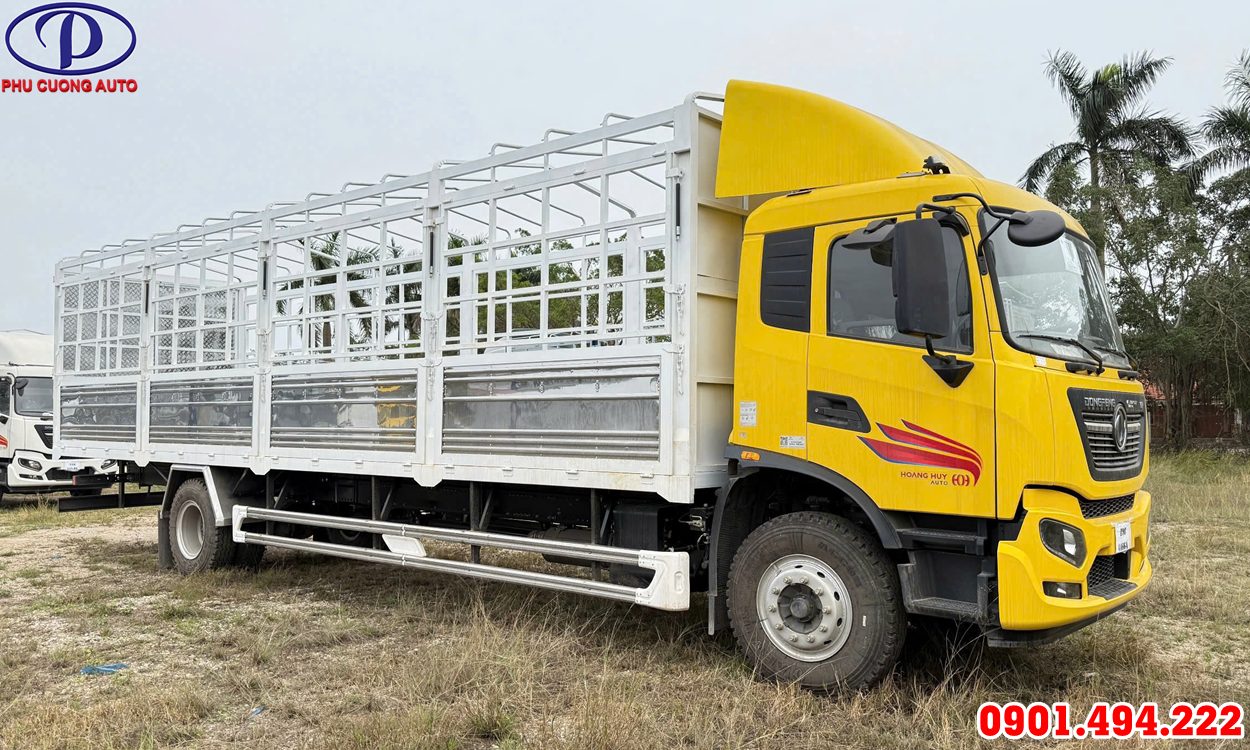 XE TẢI DONGFENG KR180 8.1 TẤN THÙNG BẠT 9m9 - CAO 2m52 NHẬP KHẨU 2025