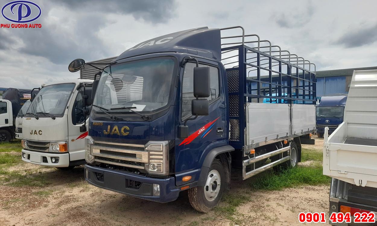 XE TẢI JAC N350S PRO E5 3.5 TẤN THÙNG BẠT BỬNG NHÔM ĐỜI 2025