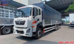 XE TẢI DONGFENG KL270 3 CHÂN 13.2 TẤN 2 CẦU THẬT THÙNG BẠT ĐỜI 2025
