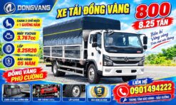 XE TẢI ĐỒNG VÀNG D800 8.25 TẤN THÙNG BẠT 6M3 ĐỜI 2026
