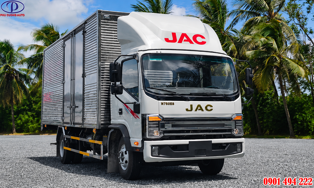 XE TẢI JAC N750 PLUS E5 7T2 THÙNG KÍN 6M2 ĐỜI 2026